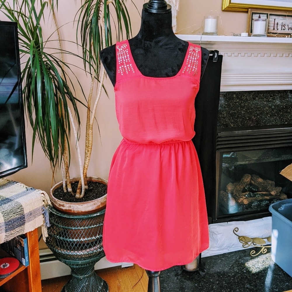Trixxi cioral embellished dress
